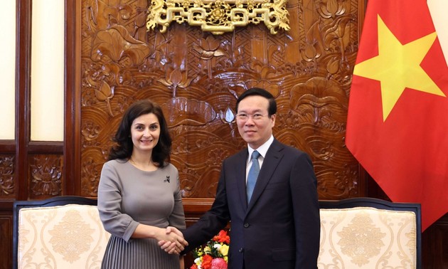 Vo Van Thuong reçoit l’ambassadrice de Bulgarie