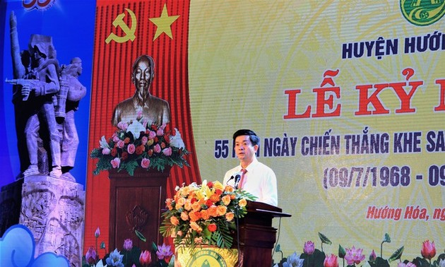 Le 55e anniversaire de la victoire de Khe Sanh célébré à Quang Tri