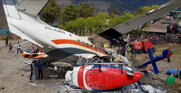 Népal: six morts dans un crash d’hélicoptère de tourisme