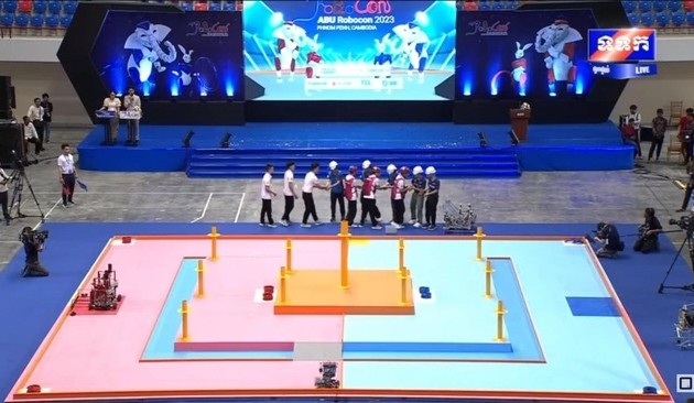 Le Vietnam en troisième place du concours ABU Robocon 2023
