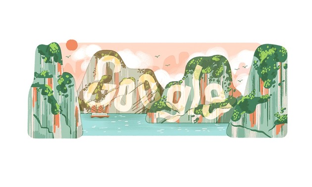 Google Doodle célèbre la baie d’Halong