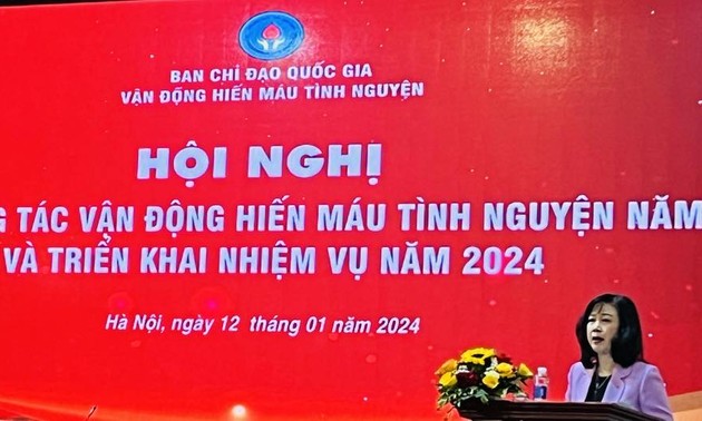 Le Vietnam dépasse son objectif de don de sang en 2023