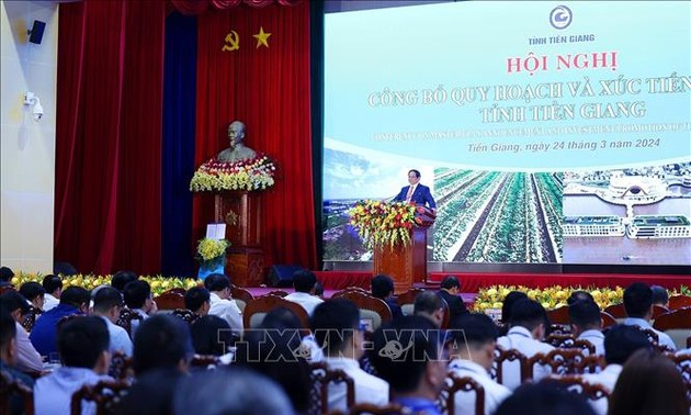 Tiên Giang dévoile son plan directeur 2021-2030 avec Pham Minh Chinh