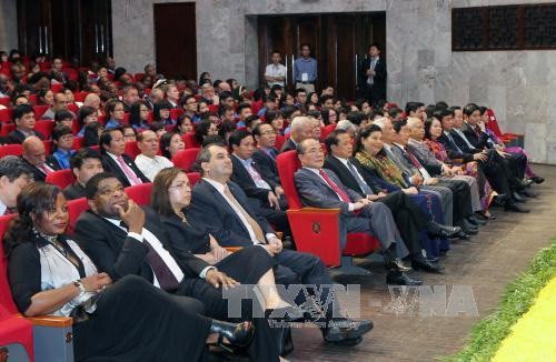 В Ханое прошел митинг, посвященный успехам 132-й сессии Генассамблеи МПС