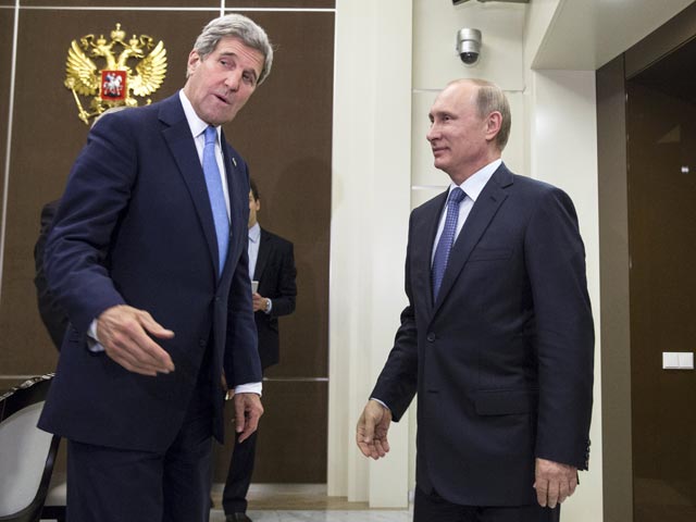 Президент РФ Владимир Путин принял госсекретаря США в Сочи