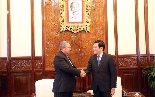 Президент СРВ Чыонг Тан Шанг принял спецкоординатора председателя Госсовета Кубы
