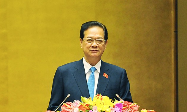 Обсуждались доклады об итогах работы президента, правительства и премьер-министра Вьетнама