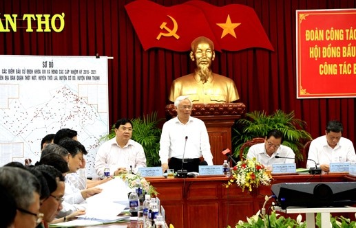 Уонг Чу Лыу проверил подготовительную работу к предстоящим выборам в Кантхо