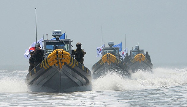 Республика Корея проводит операцию по задержанию китайских судов в Желтом море