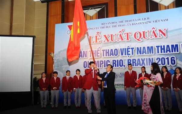Делегация вьетнамских спортсменов отправилась в Бразилию для участия в Летних Олимпийских играх 2016