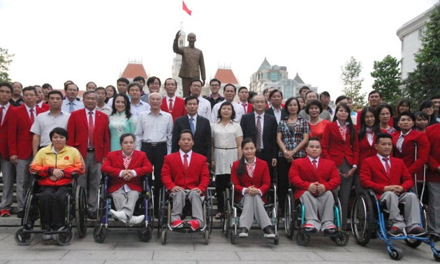 Паралимпийская сборная Вьетнама отправилась в Бразилию для участия в Паралимпиаде