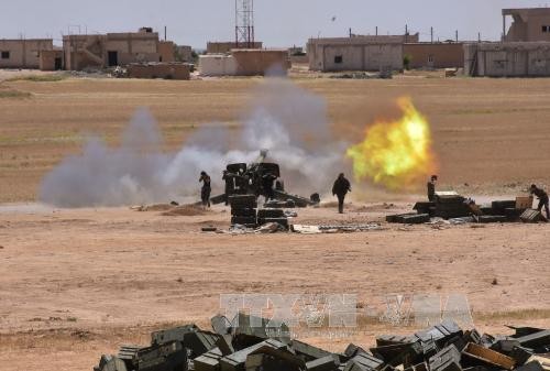 Сирийская армия отбила у террористов ИГ город Мескена