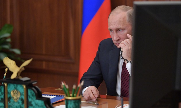 Путин и Роухани обсудили ситуацию после удара Запада по Сирии