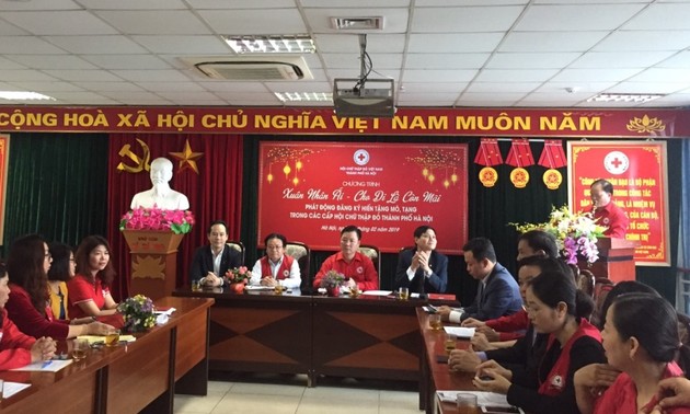 Общество Красного креста Ханоя развернуло донорство тканей и органов человека