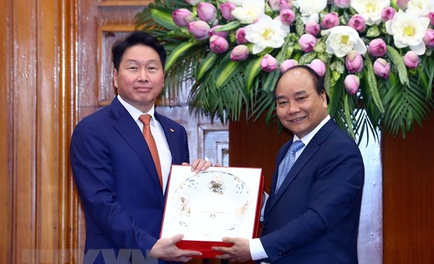 Нгуен Суан Фук принял президента южнокорейской корпорации «SK Group»