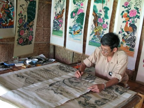 О Ле Динь Нгиене - последнем вьетнамском мастере живописи в жанре ксилографии