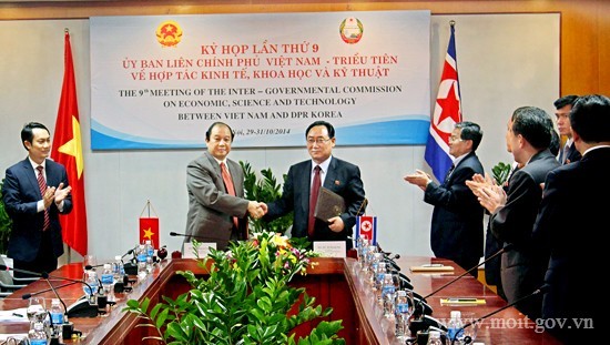 베트남과 조선 간의 경제 협력 증진