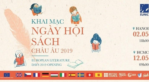 유럽 책 축제의 날에 다양한 활동
