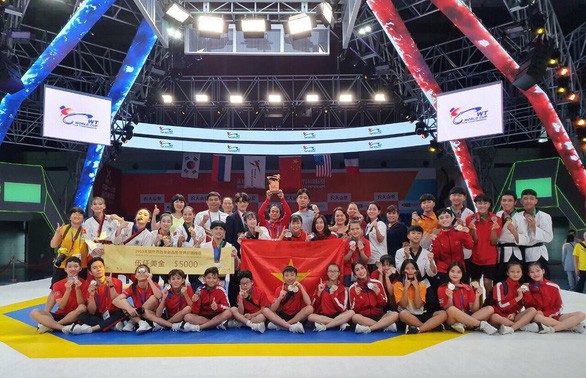 Việt Nam giành 4 huy chương vàng World Cup Taekwondo 2019