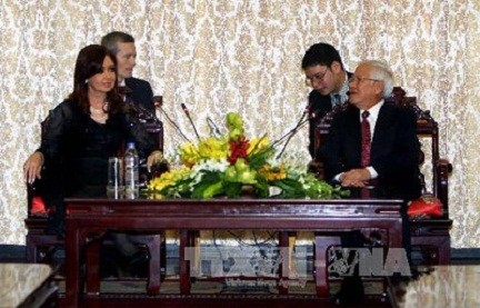 Menciptakan perkembangan baru dalam hubungan antara dua negara Vietnam dan Argentina
