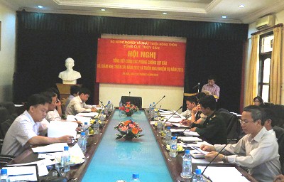  Konferensi  evaluasi pekerjaan pencegahan dan penanggulangan taupan dan banjir  2012