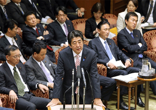 Все больше японцев доверяют правительству премьер-министра Синдзо Абэ