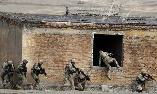 В Грузии начались международные военные учения "Викинг-2014"