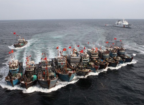 Китайские суда незаконно занимаются рыболовством в территориальных водах Республики Корея