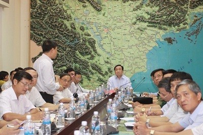 Вице-премьер СРВ Хоанг Чунг Хай потребовал внимательно следить за ходом тайфуна «Раммасун»