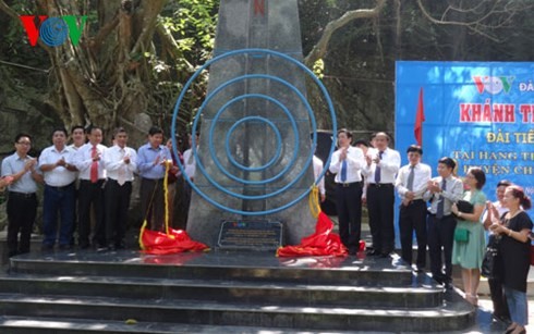 Установлен памятник Радио «Голос Вьетнама» в пещере Чам