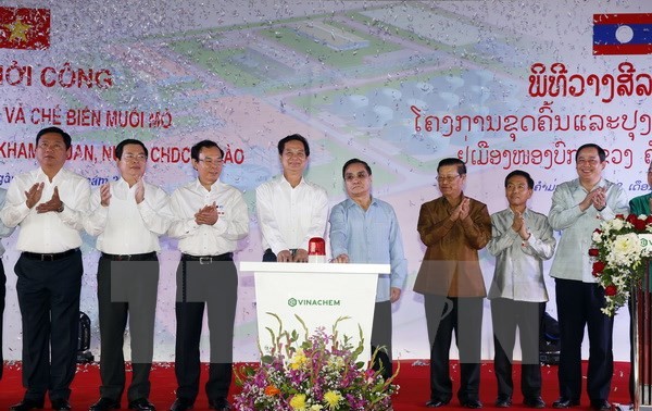 Премьер Вьетнама дал старт проекту добычи калийной соли в Лаосе