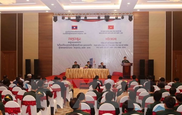 Подведены итоги проекта укрепления и установления пограничных столбов на вьетнамо-лаосской границе