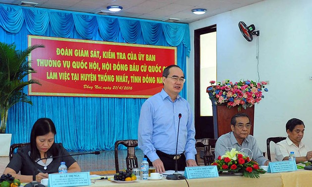 Контрольно-надзорная группа ПК НС СРВ и НИС провела рабочую встречу с ИК города Вунгтау