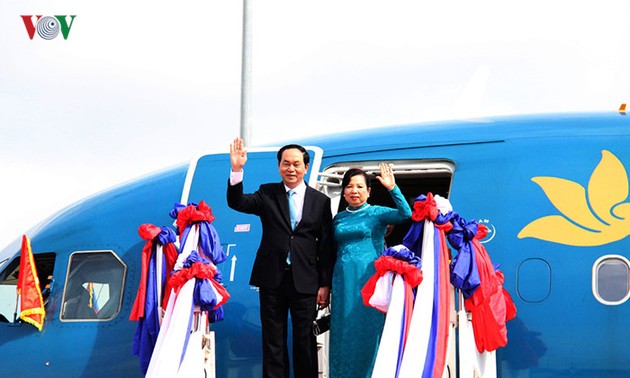 Важность визита президента Вьетнама в Лаос и Камбоджу