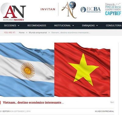 Вьетнам – важный торговый партнёр Аргентины