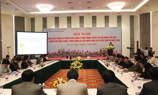 Внешнеполитическое информирование служит повышению авторитета и позиций Вьетнама