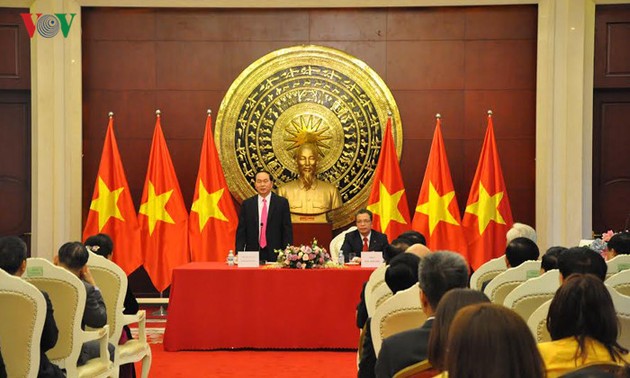 Чан Дай Куанг пожелал, чтобы вьетнамская диаспора в Китае развивала роль моста дружбы