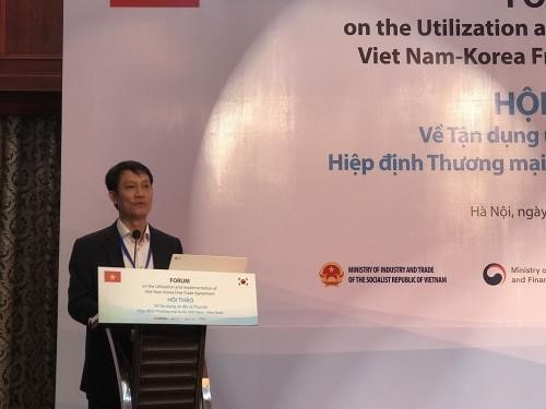 Использование льгот, предусмотренных Соглашением о ЗСТ между Вьетнамом и Южной Кореей