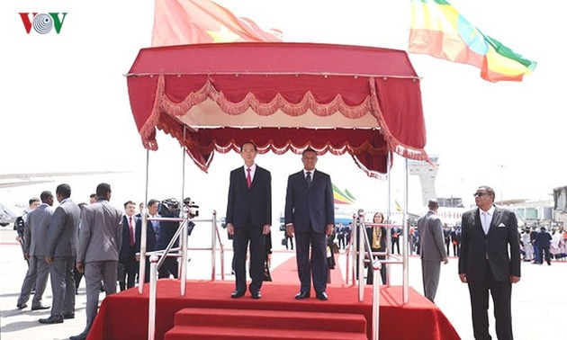Государственные визиты Чан Дай Куанга в Эфиопию и Египет придают новый импульс развитию двусторонних отношений