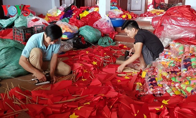 Тыван – деревня по пошиву государственных флагов Вьетнама