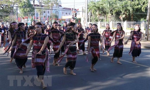В провинции Зялай завершился фестиваль гонгов на плато Тэйнгуен 2018