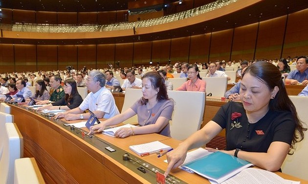 Нацсобрание Вьетнама проводит голосование по трём законопроектам и обсуждает два законопроекта