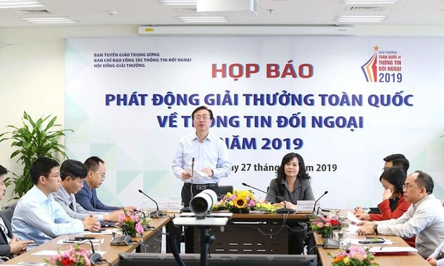 Во Вьетнаме объявлено о национальной премии внешнего информирования 2019 года
