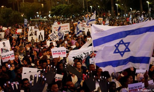 В Израиле прошла акция протеста против аннексии Западного берега Иордана