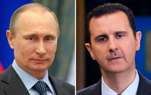 Poutine appelle Assad afin de le féliciter pour la libération d'Alep