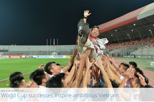 Le football vietnamien à l’honneur dans le site web de la FIFA