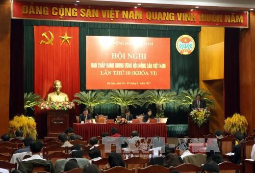 10ème conférence du comité exécutif de l'Association des paysans du Vietnam