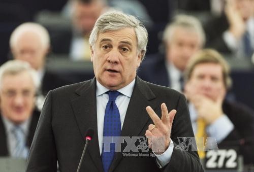 Antonio Tajani élu président du Parlement européen