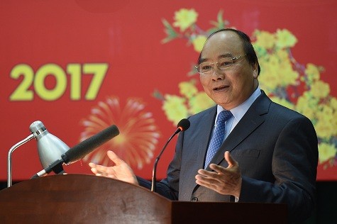 Nguyen Xuan Phuc présente ses vœux à l’Audit d’Etat
