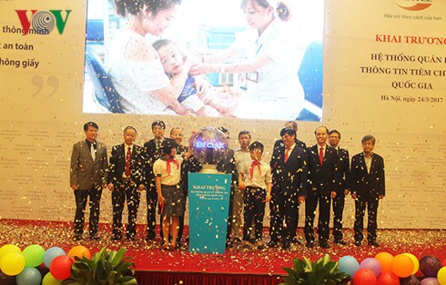 Inauguration du système national de coordonnées des vaccinations